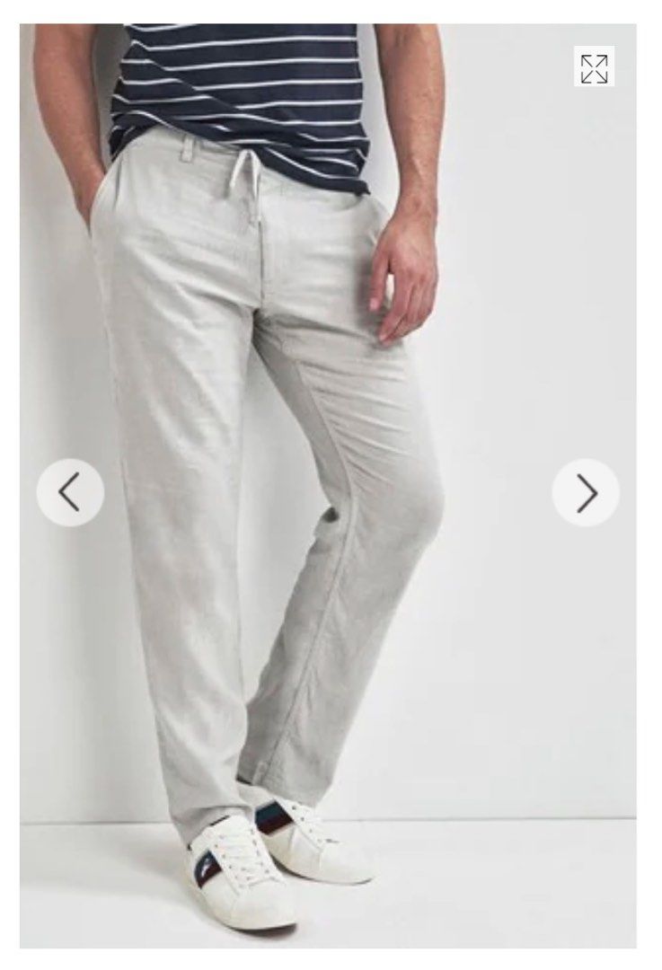 Linen men trousers clearance