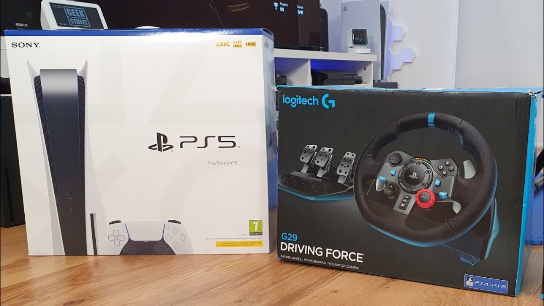 Logitech G29 Racing Wheel for PS5/PS4/PC, Video Gaming, Gaming ...