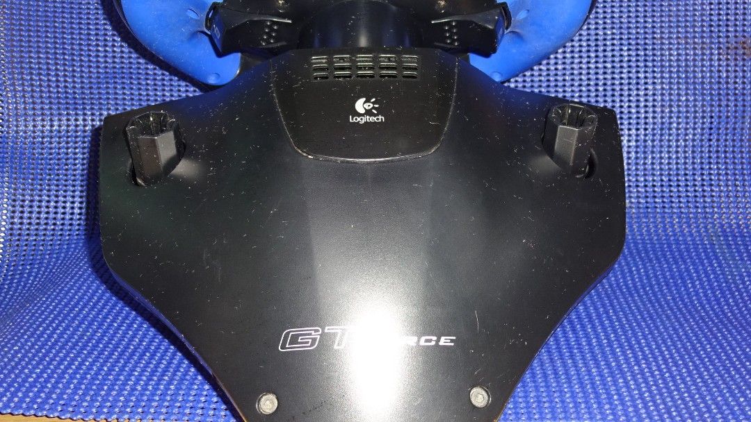Logitech GT Force Steering Wheel Controller, Video Gaming, Gaming ...