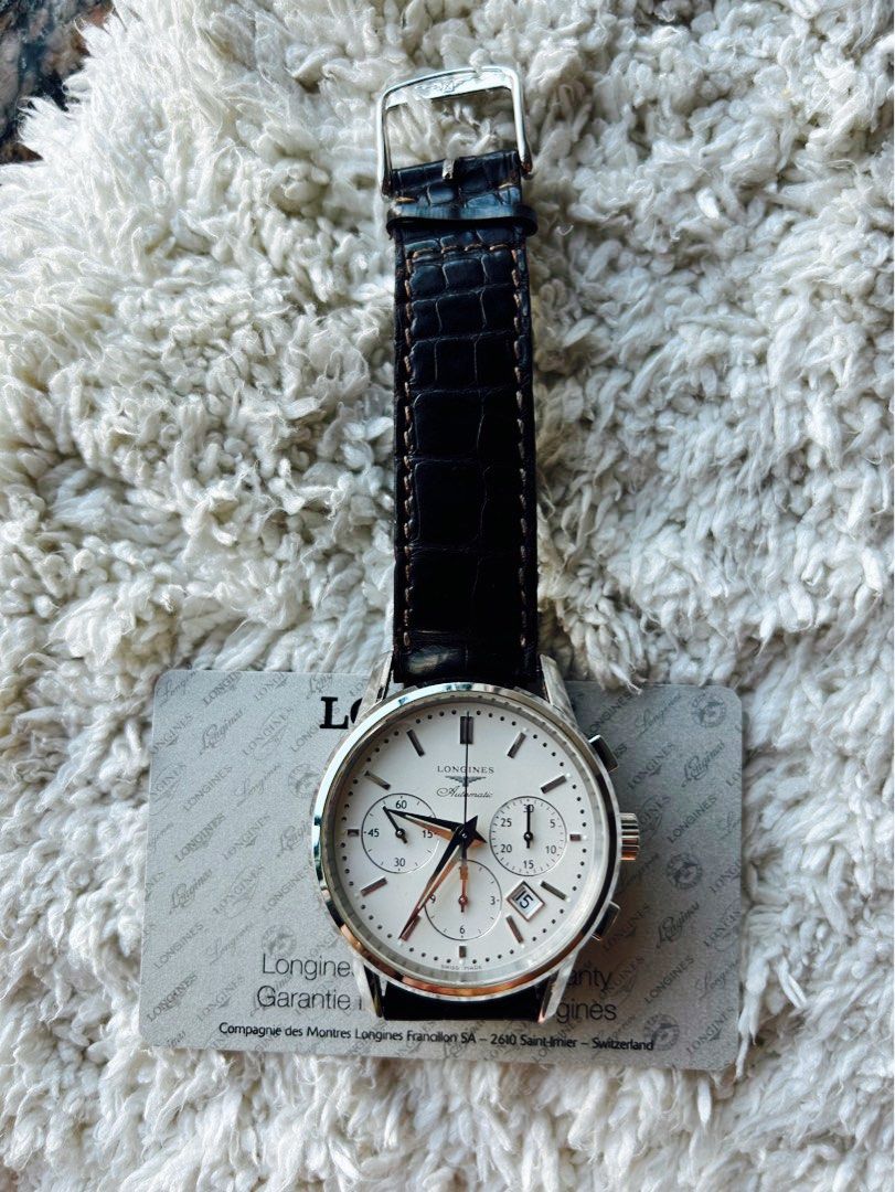 Longines automatic column wheel Chronograph Heritage collection