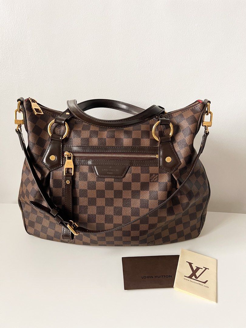 Louis Vuitton evora Mm Damier Ebene, Luxury, Bags & Wallets on Carousell