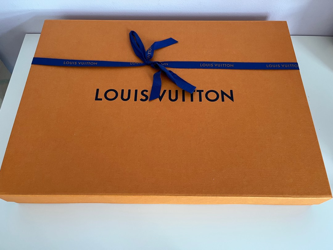 Louis Vuitton Empty Box w/ Lid Tissue Paper & Ribbon 6.5 x 5 x