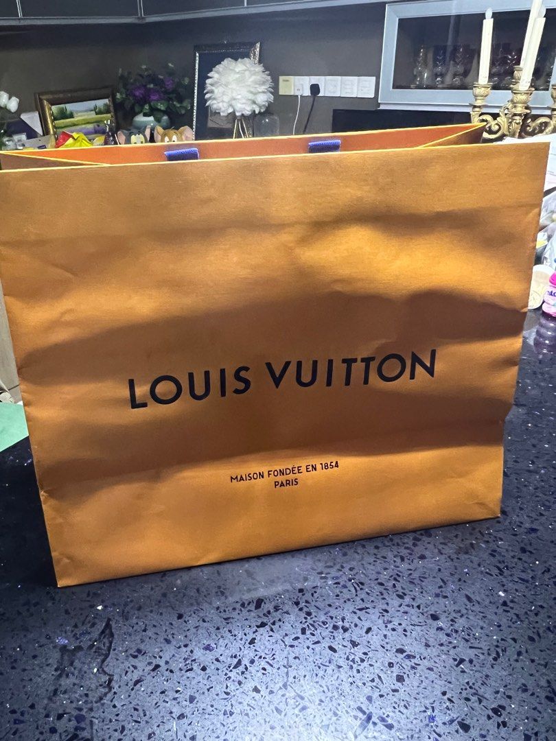 LOUIS VUITTON LV PAPER BAG: FAKE OR ORIGINAL, Luxury, Bags & Wallets on  Carousell