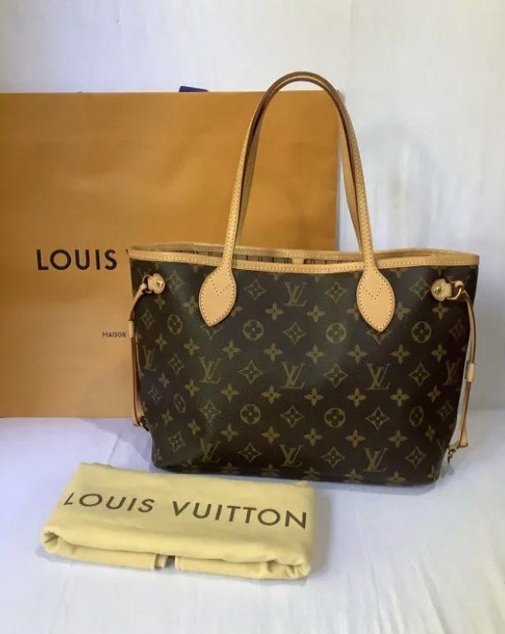 LOUIS VUITTON Neverfull Monogram PM size authentic preloved japan