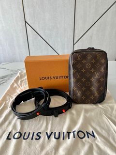 USED ** LOUIS VUITTON x SUPREME 100% AUTHENTIC LV CHRISTOPHER BACKPACK  -BLACK
