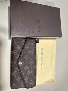 Louis Vuitton Monogram Portefeuille Sarah M60531 Wallet Long Unisex