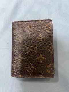 Vintage, Authentic Louis Vuitton Famier Ebene Mens Credit Wallet 4.5in x  4in