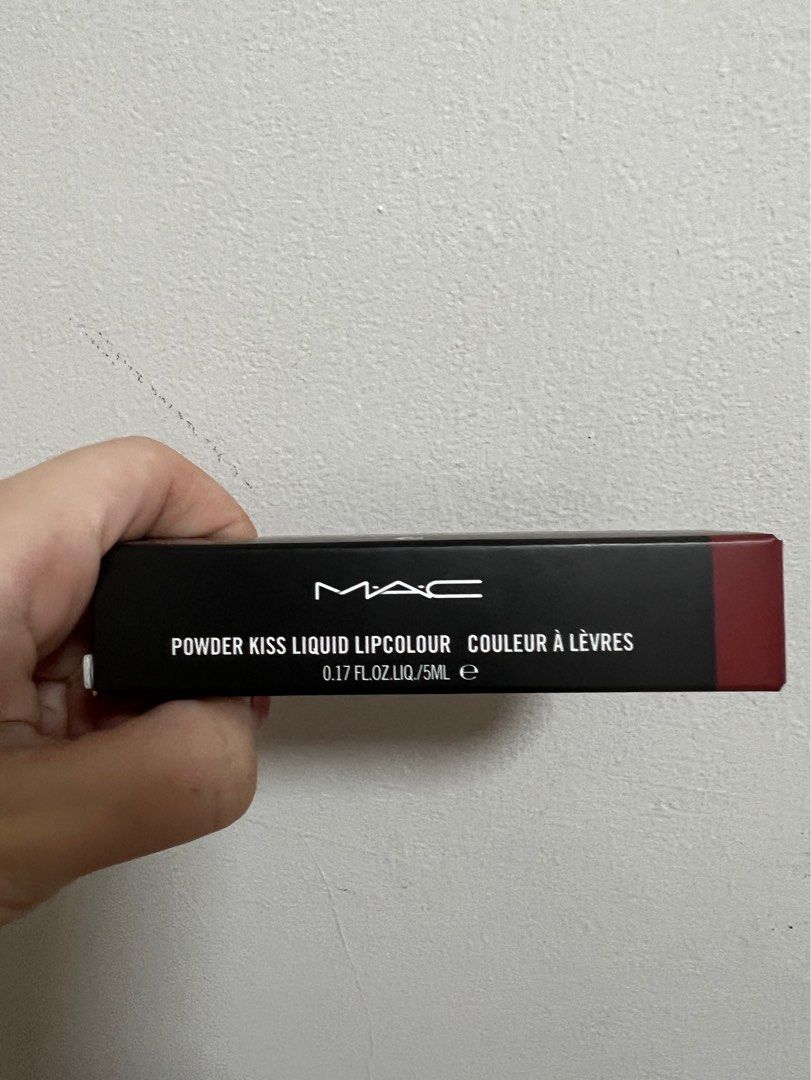 MAC Powder Kiss Liquid Lip Colour 991 Devoted to Chili, Beauty & Personal Care, Face, Makeup on
