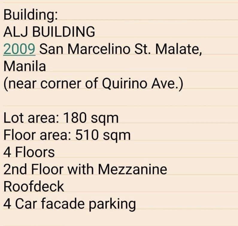 Malate Commercial Building (Category: Commercial) located in Mandaluyong City. Submitted by philhenjac (Listing ID 1239852448, Image 3). Description: Description is on the picture Used to be a Medical Clinic All the equipments have been sold Building only. .