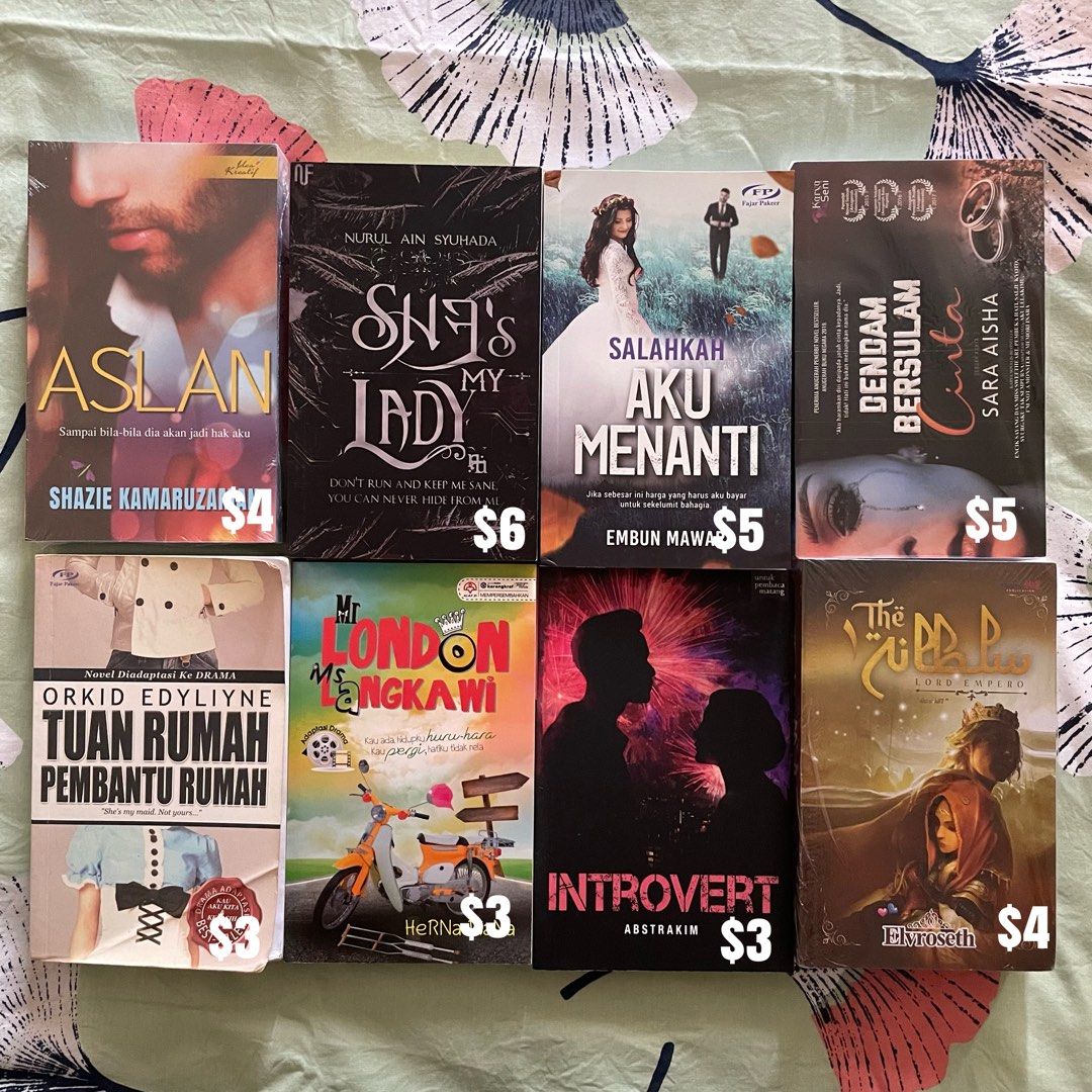 Malay Novel/Malay Book, Hobbies & Toys, Books & Magazines, Fiction