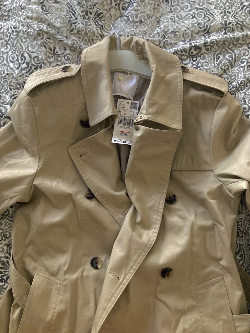 Mango trench coat beige outlet