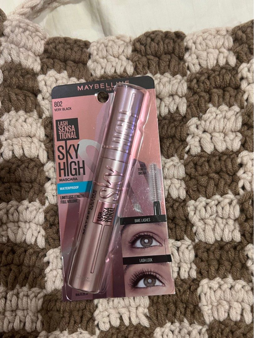 Maybelline Lash Sensational Sky High Mascara Black on Carousell