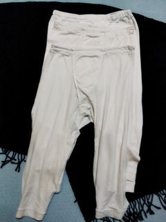 Men's white inner pants,/ short pajamas/ warmer 3 for 200