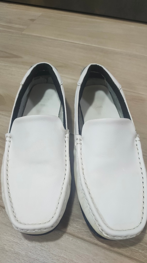 Cheap white loafers mens sale