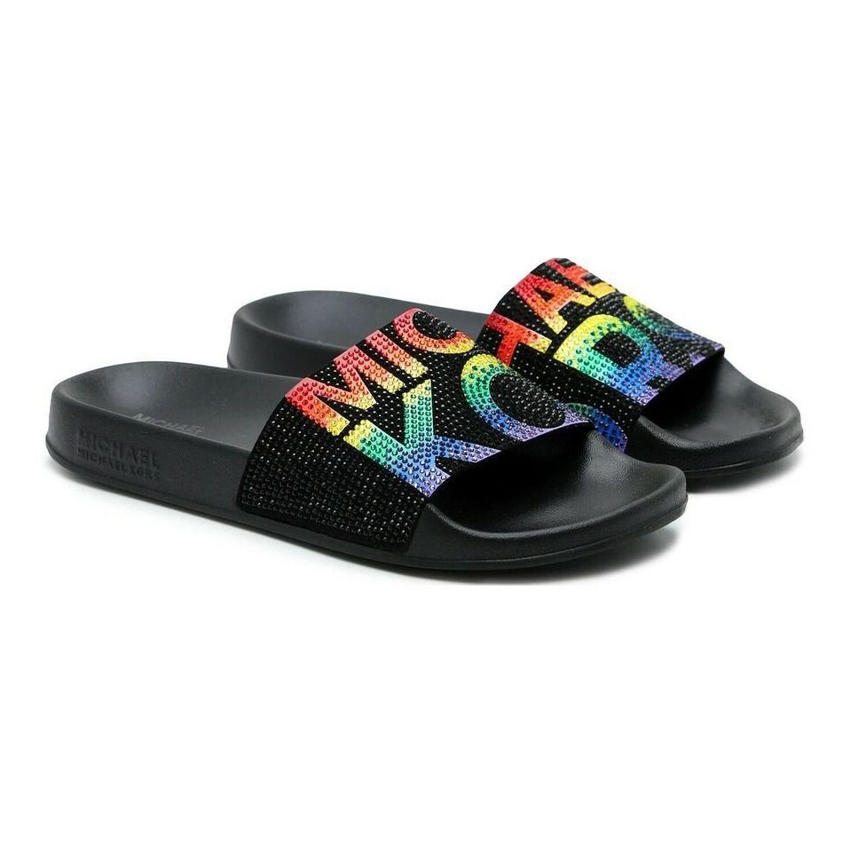 Michael kors hotsell pride slides