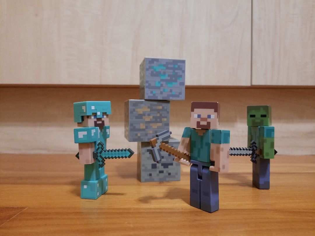 Minecraft Action Figures, Hobbies & Toys, Toys & Games on Carousell