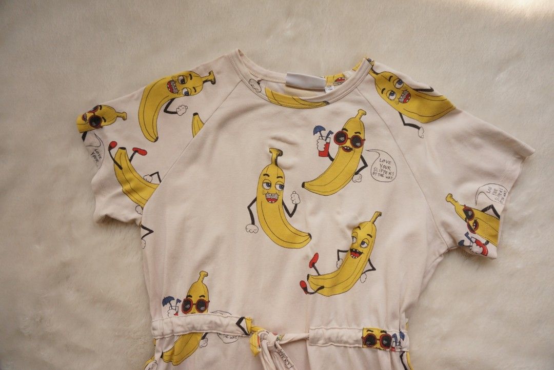 Mini rodini store banana dress
