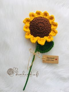 Mini Sunflower crochet perfect for gift for any occasion