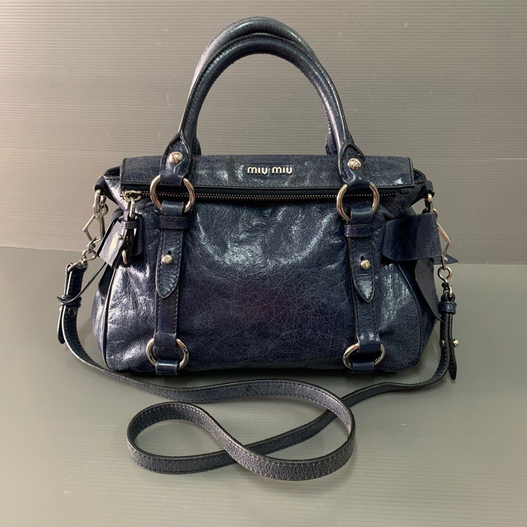 Miu Miu vintage 2 way bag, Luxury, Bags & Wallets on Carousell