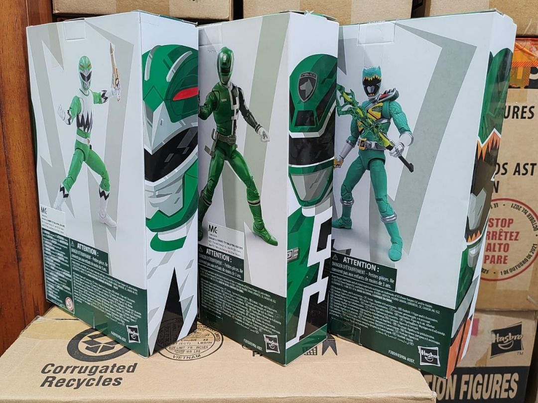 MMPR Power Rangers GREEN DINO CHARGE LOST GALAXY S.P.D. RANGER