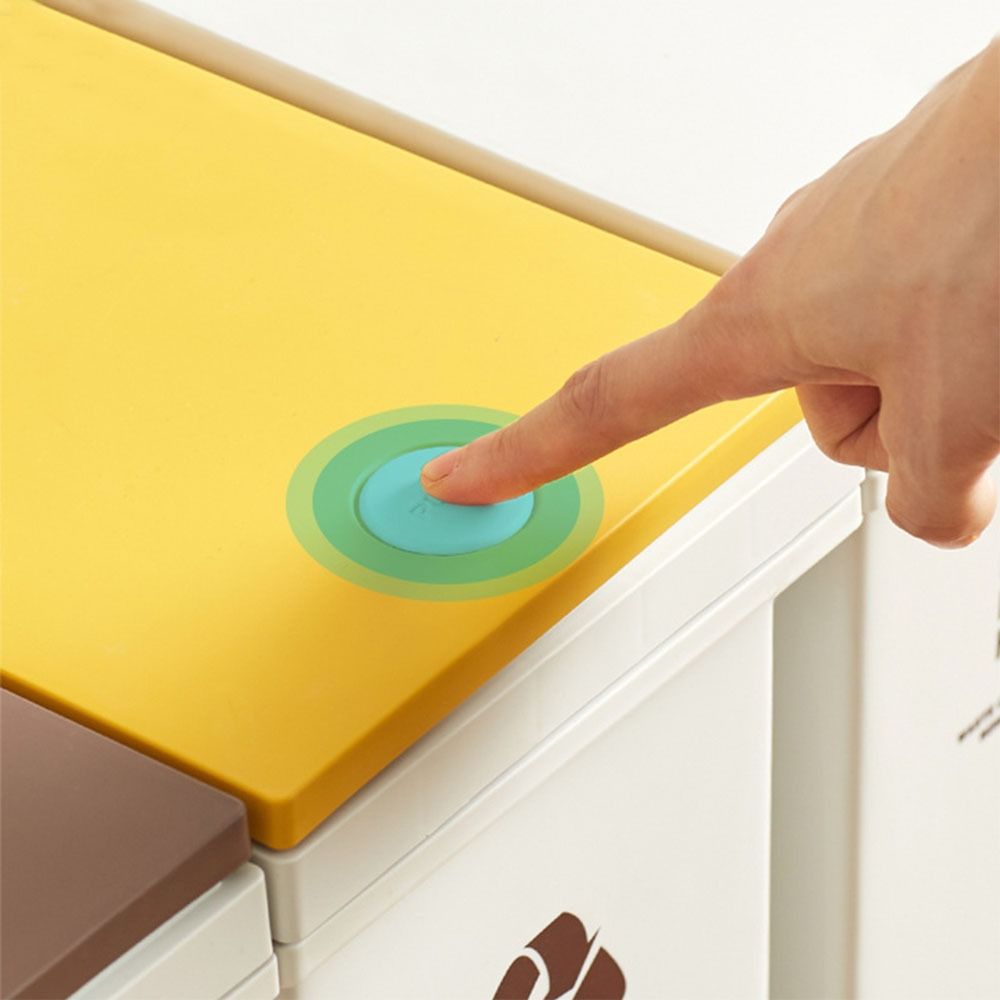 Movable Compartment Dustbin - Trash Bin / Rubbish Bin / Garbage ...