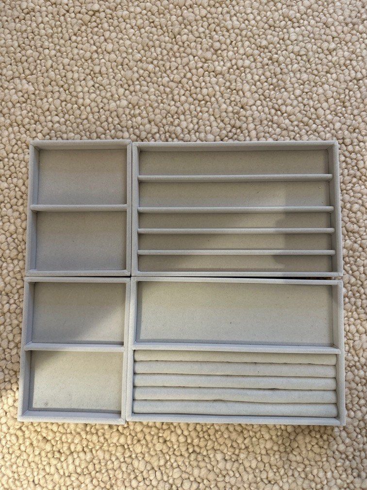 Muji jewelry organizer trays, 傢俬＆家居, 其他, 收納箱及袋 Carousell