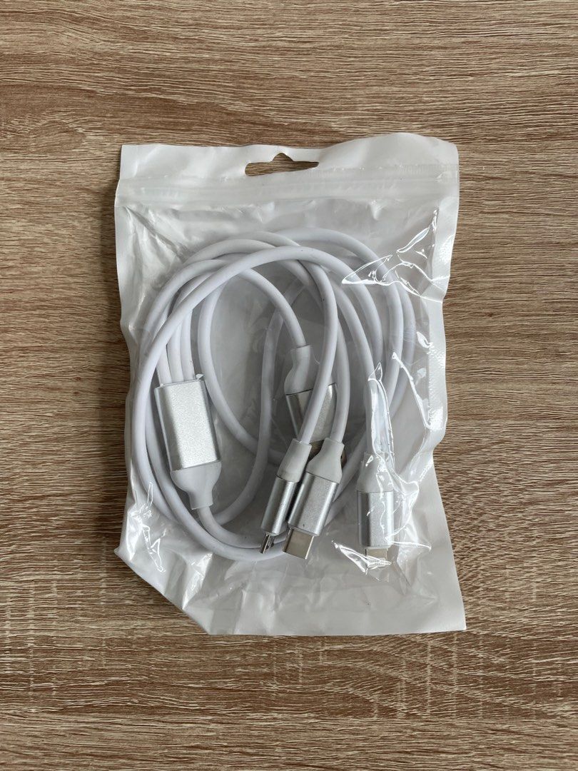 Multi cable Iphone Cable, Type c, Computers & Tech, Parts