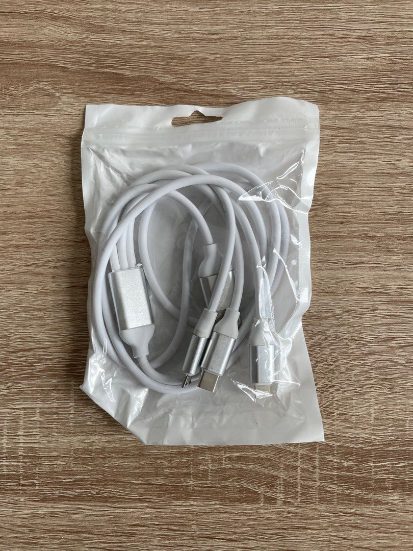 Multi cable Iphone Cable, Type c, Computers & Tech, Parts