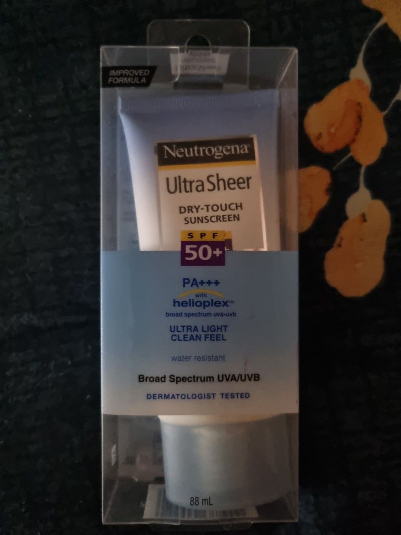 Neutrogena SPF 50+ Ultra Sheer 88ml, Beauty & Personal Care, Face, Face ...
