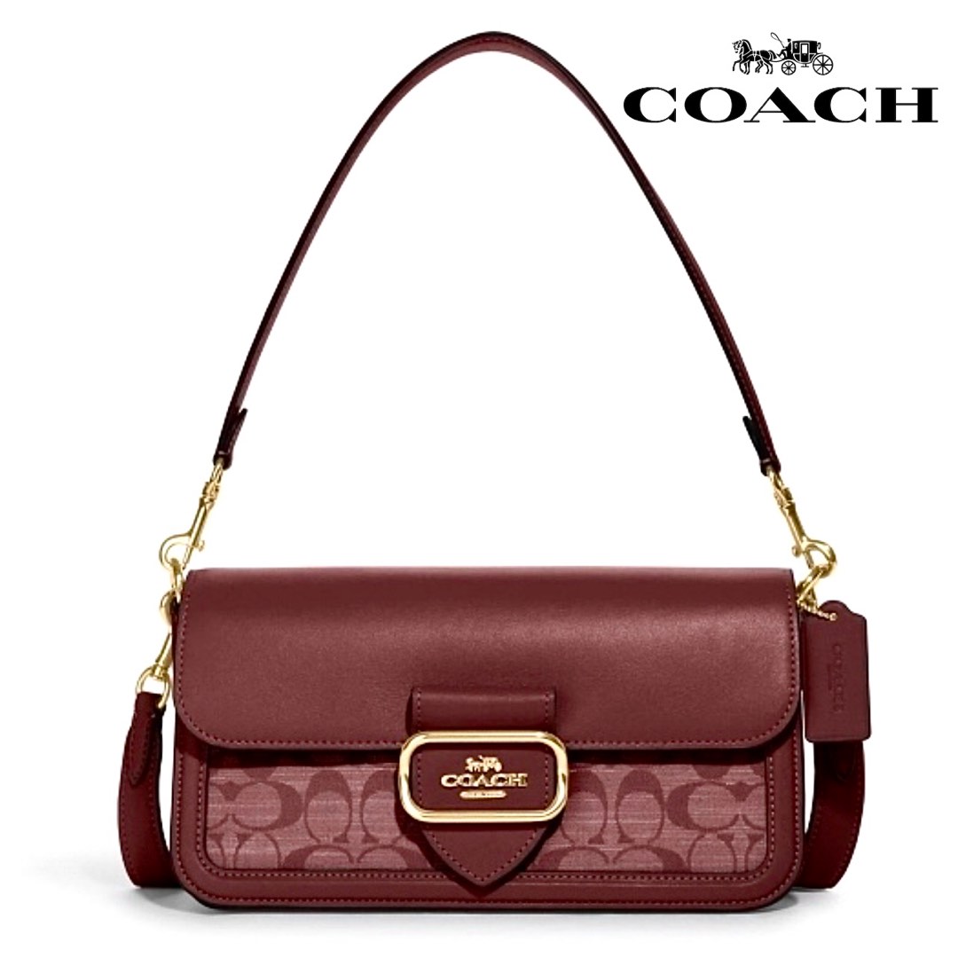 Maroon coach bag online