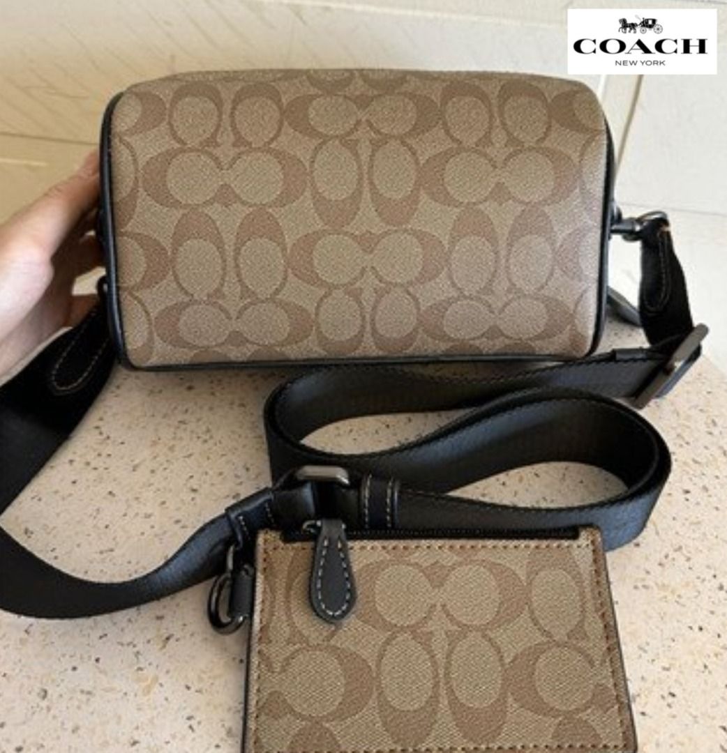 COACH®  Axel Crossbody In Signature Canvas