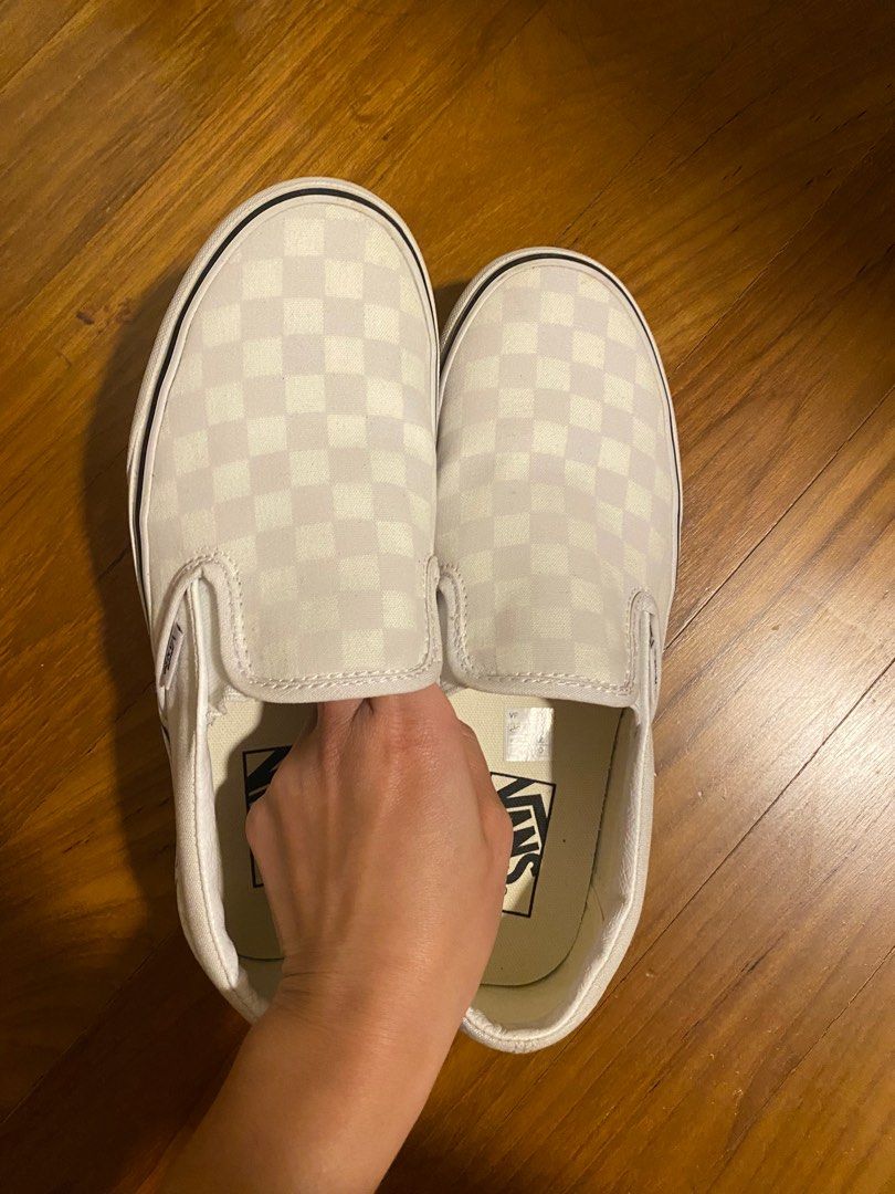 grey dawn checkered vans