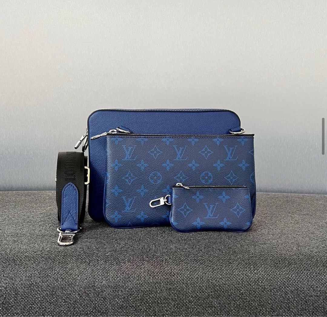 LOUIS VUITTON Bracelet・Split SilverGray M8037D Taiga Leather・Leather M–  GALLERY RARE Global Online Store