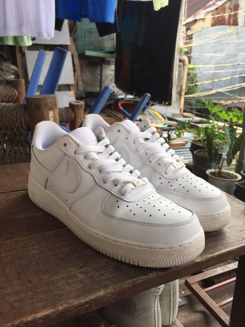 triple white air forces