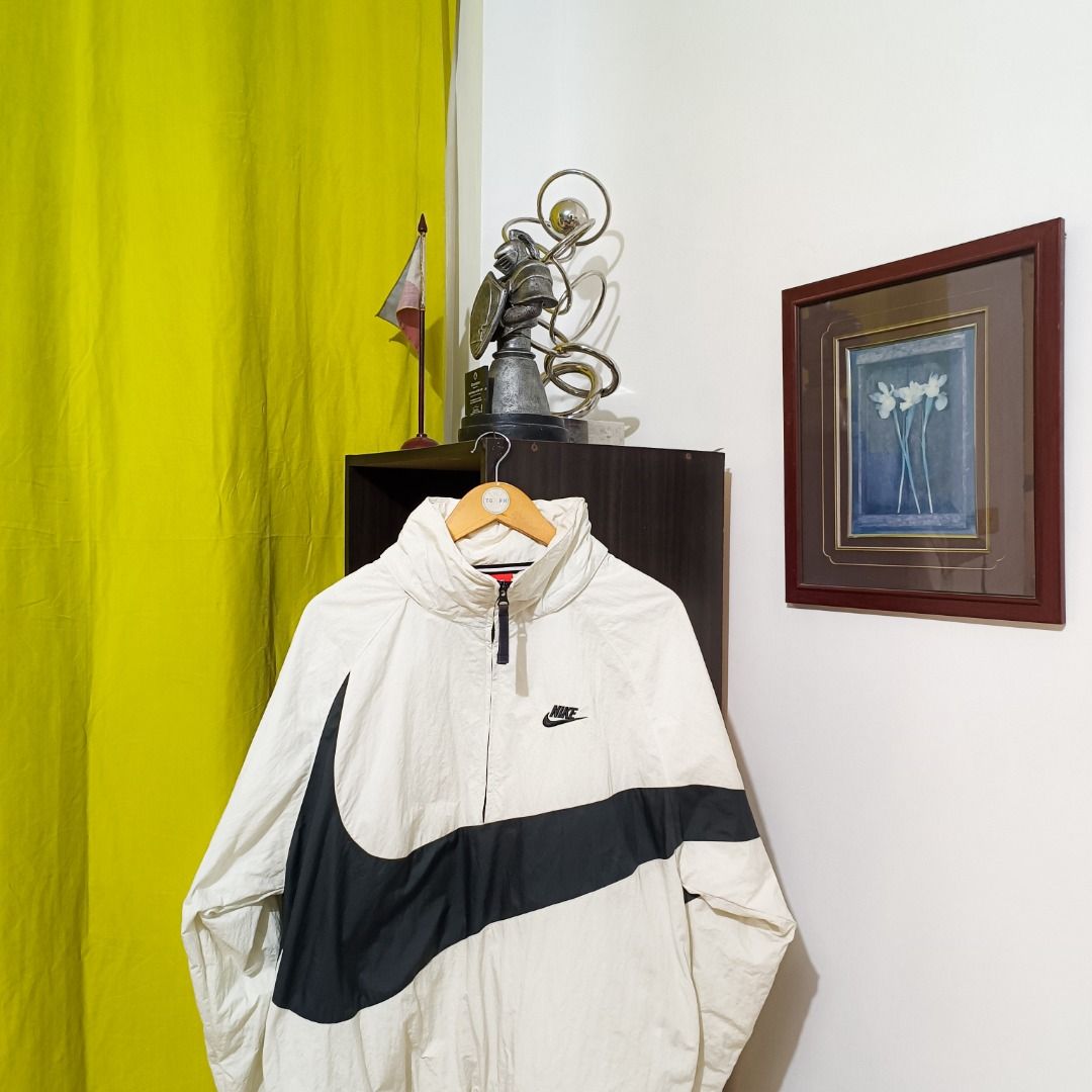 Nike anorak jacket big swoosh hotsell