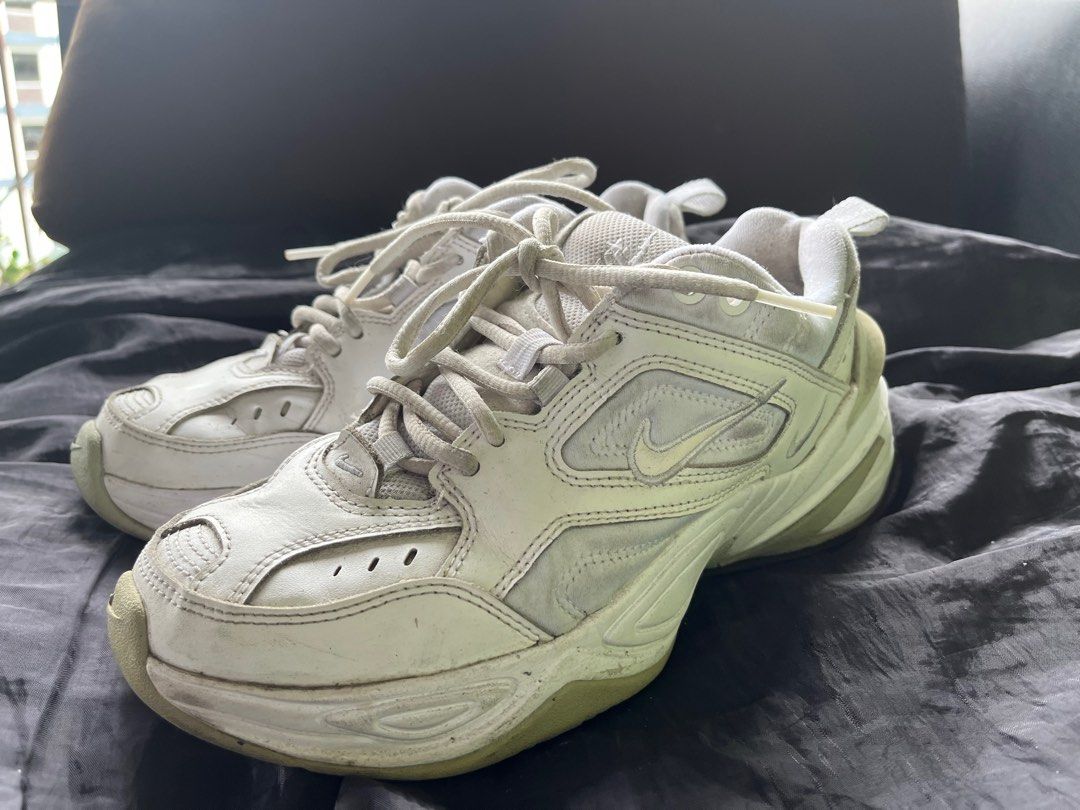 Nike triple white top m2k tekno trainers