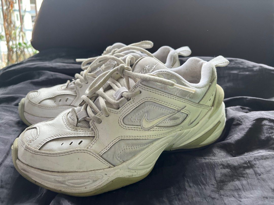 nike m2k triple white