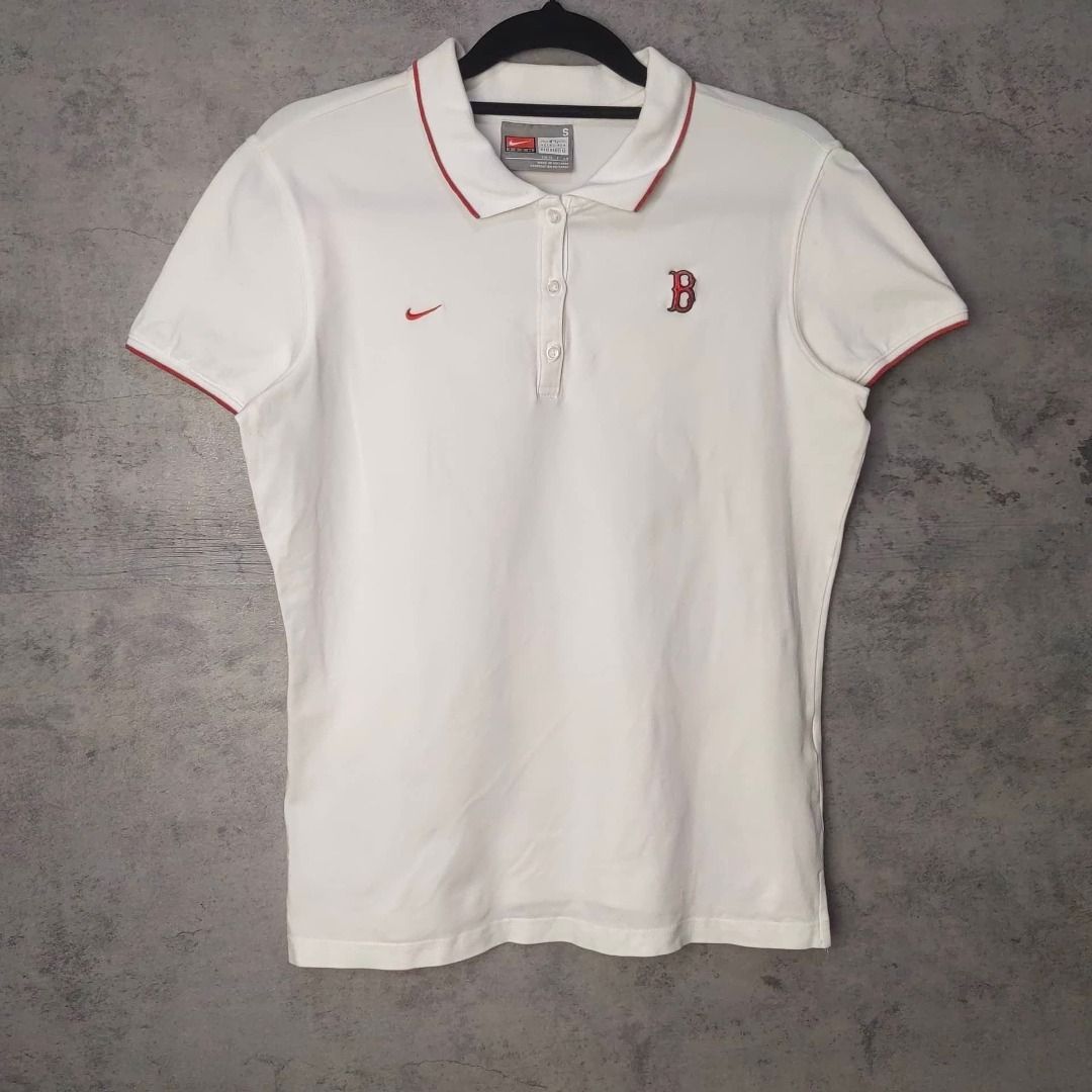 nike red sox polo