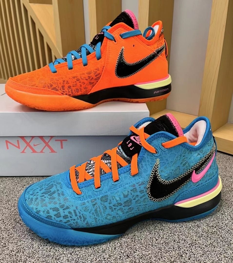 🎁Nike Zoom LeBron NXXT Gen EP “I Promise” 低幫實戰籃球鞋黃橙鴛鴦