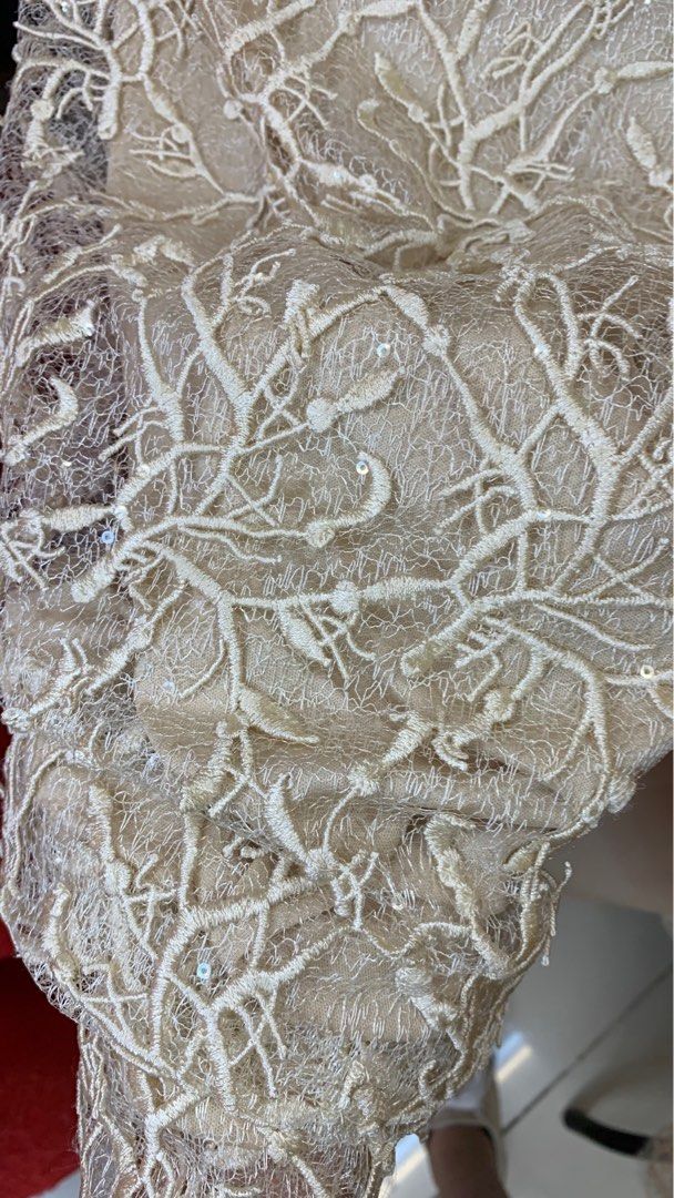 Nude Lace Formal Long Gown (Category: Evening dresses & gowns) located in Valenzuela. Submitted by prelovedbypatch (Listing ID 1239739088, Image 3). Description: FOR RENT OR SALE For rent: • ₱1,600 price • +800 pesos for a deposit fee so a total of 2,400 payment • The 800 deposit fee will be returned to you once the gown is returned in good condition, otherwise, we will deduct it if we see flaws that aren’t originally there. • You can only have t
