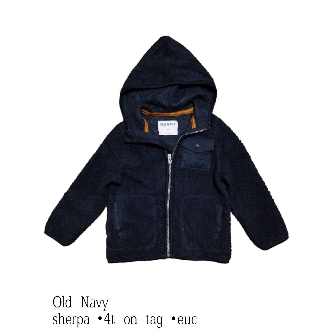 Old Navy Kids Sherpa Jacket, Babies & Kids, Babies & Kids Fashion on ...