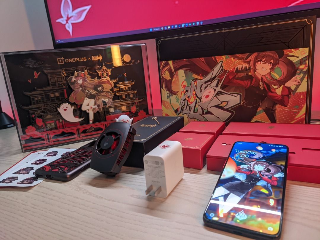 Genshin Impact x OnePlus : Hu Tao Themed Ace Pro Smartphone