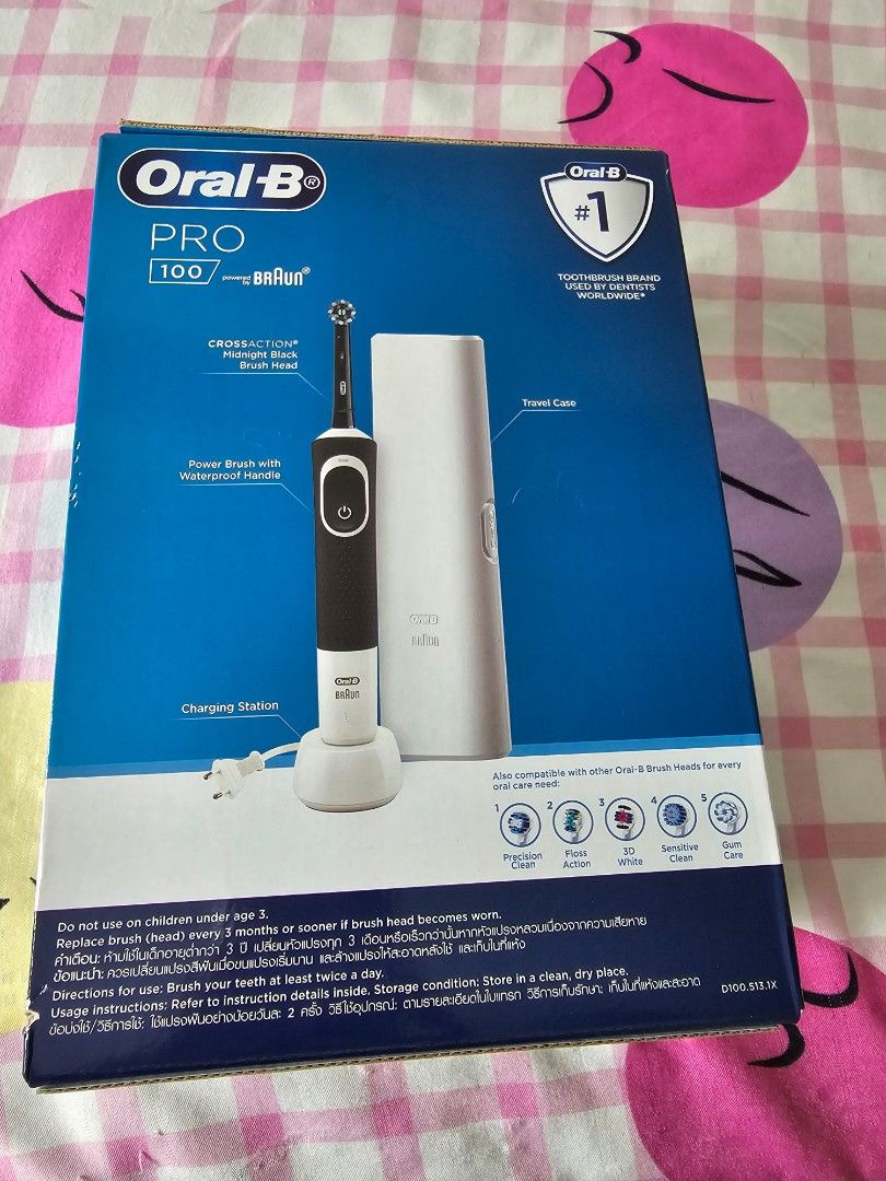 Oral B electric toothbrush Pro 100, Beauty & Personal Care, Oral Care