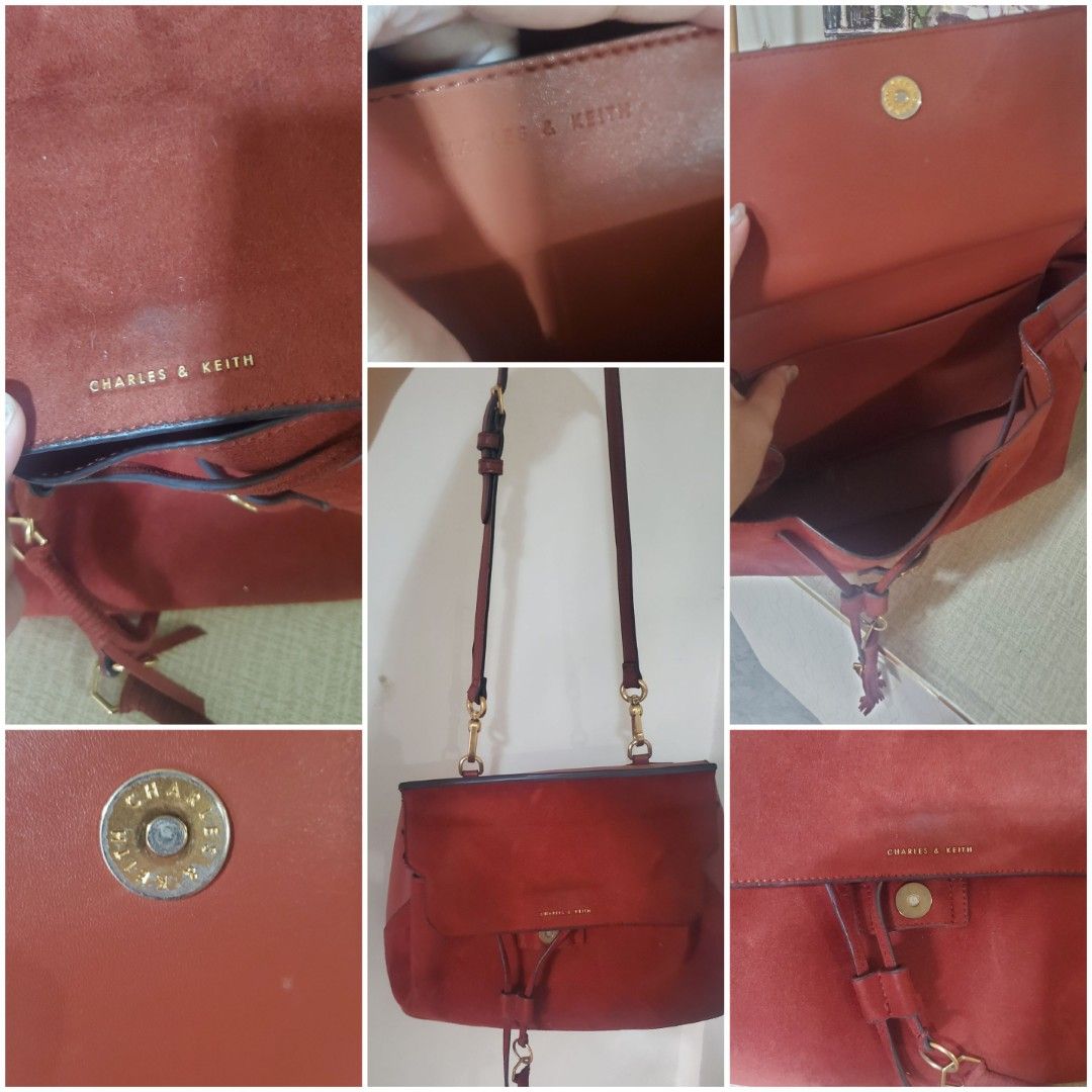 Original Charles & Keith Sling Bag, Women's Fashion, Bags & Wallets,  Shoulder Bags on Carousell