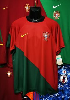 Men's Replica Nike Ronaldo Portugal Home Jersey 2022 DN0692-628