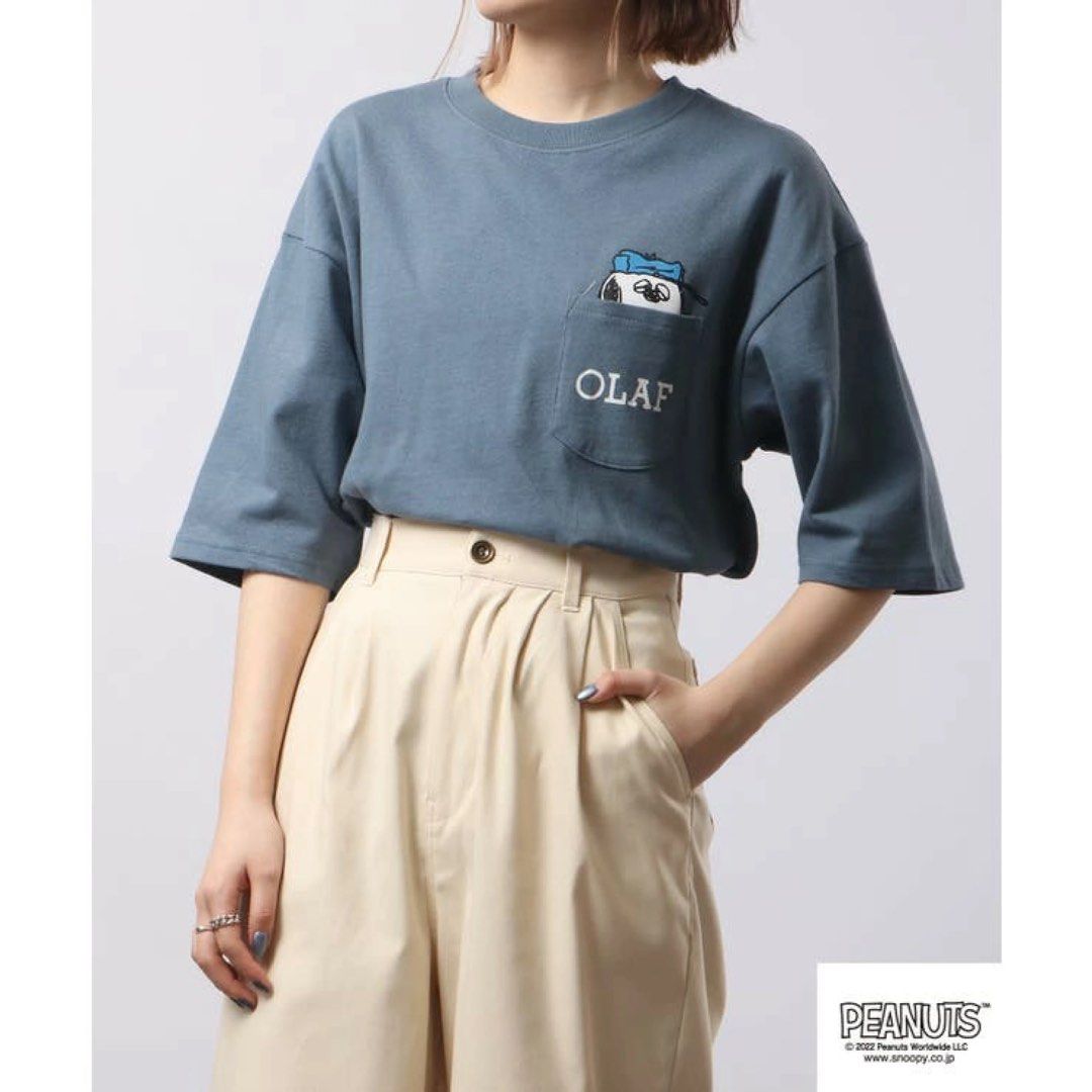 Peanuts Olaf Tee 奧拉夫衫 （分類：T-shirt）位於 Hong Kong。 由 rilashop 提交（商品編號 1239876277，圖片 3）。簡介： Size M。