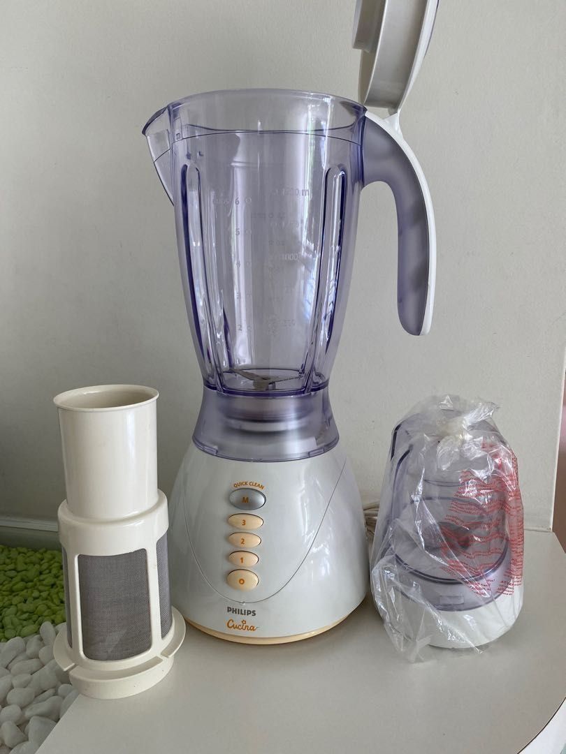 Philips Blender + Fruit filter + Mill beaker, TV & Home Appliances