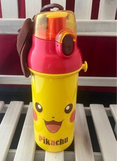450ml Pokemon Pikachu Thermos Bottle Large Capacity with Straw