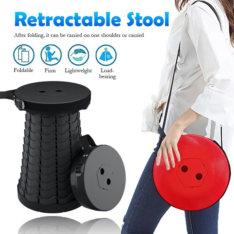 Retractable folding clearance stools portable