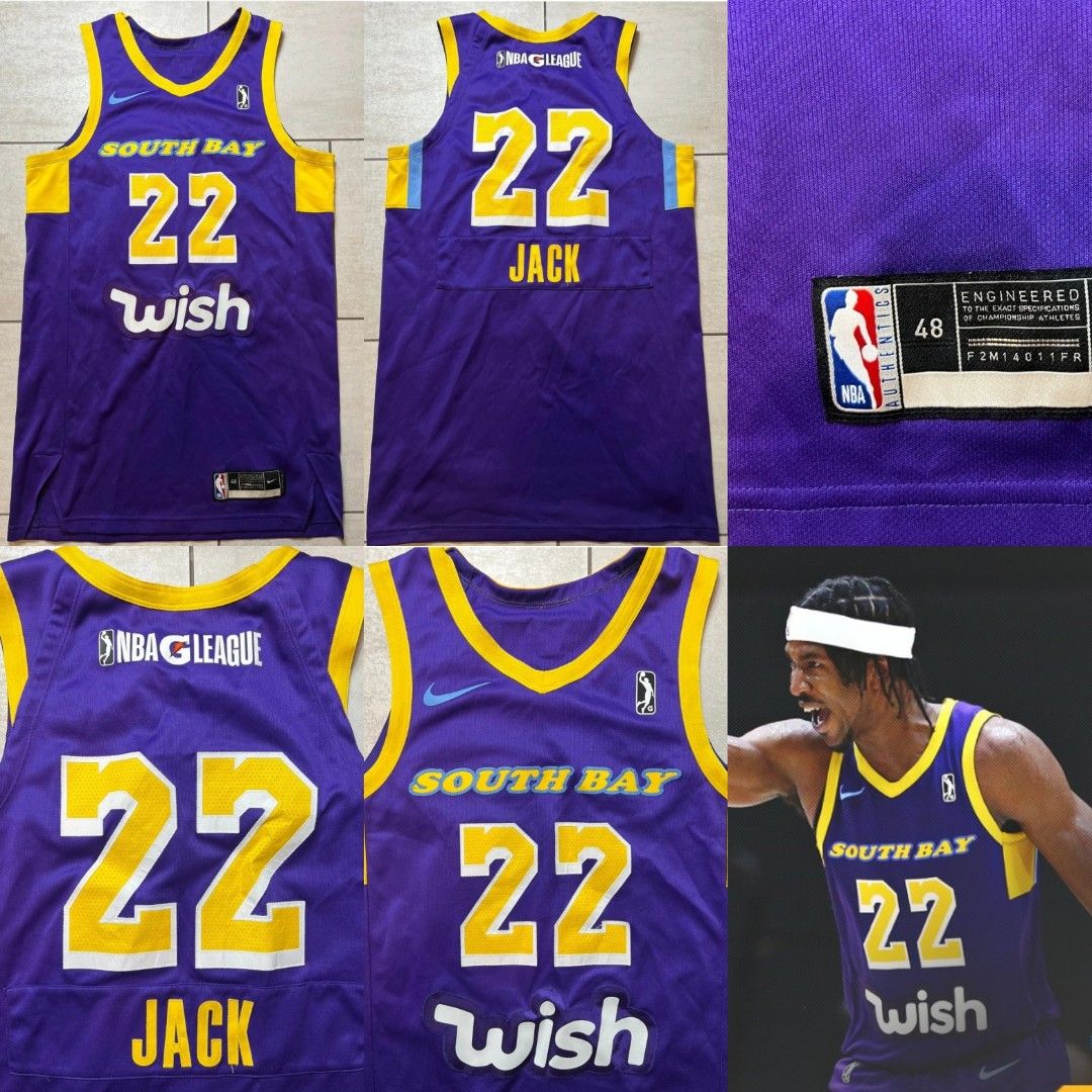 PreOrder Nba Nike Kadeem Jack South Bay Lakers G League 22 Game